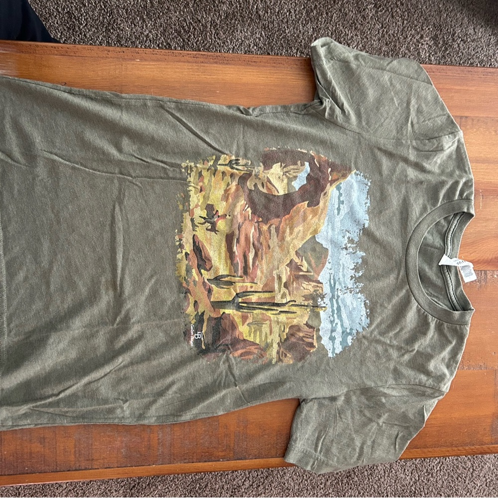 Graphic Tee with Desert Scene